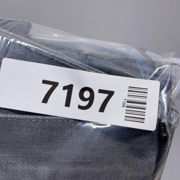 7‎ for all Mankind Jeans Mens 31x28 Slimmy Slim Straight Leg Gray Distressed - Picture 11 of 11